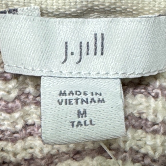 J. Jill Pullover Hooded Split Neck Sweater - Picture 8 of 12